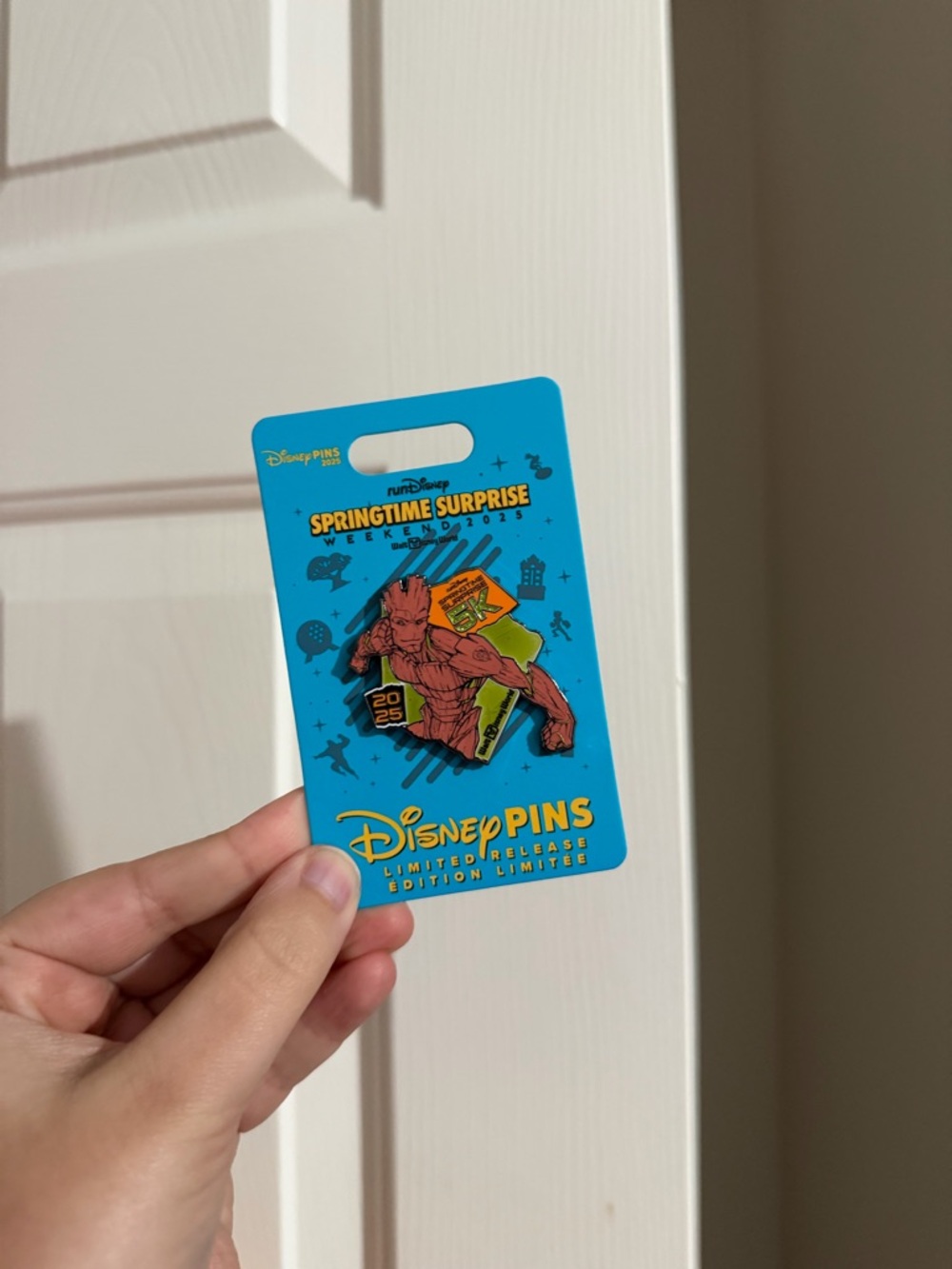 Disney Bright Teal Backing Card with Black Mickey Pin Backs